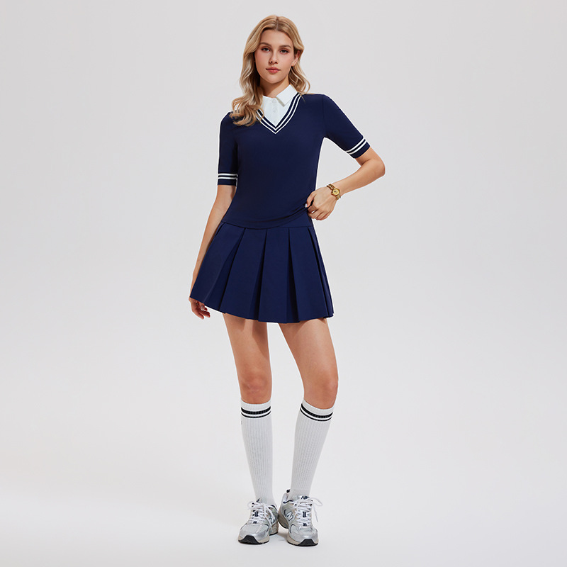 Collegiate golf tennis sports suit