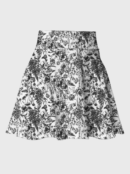 Fashion printed anti-light golf badminton tennis skirt
