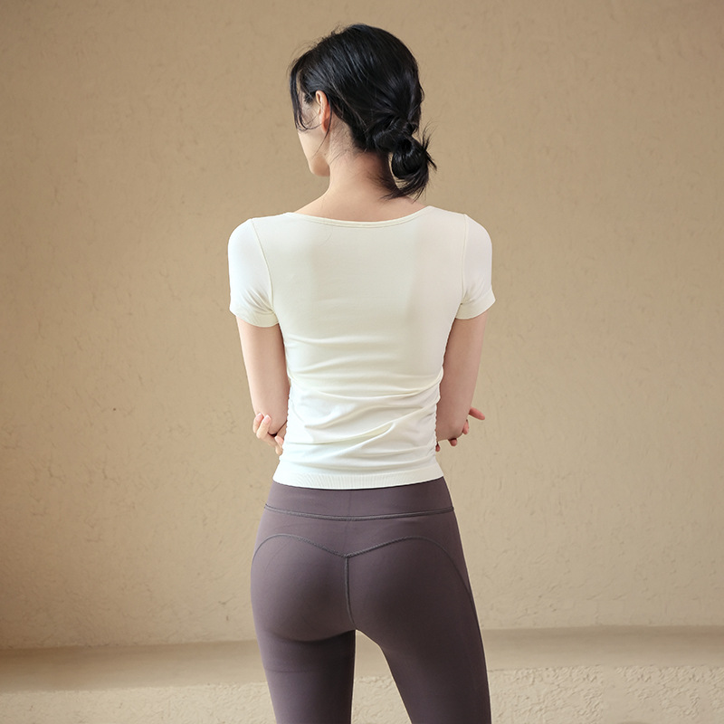 Padded short sleeve t-shirt