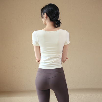 Padded short sleeve t-shirt