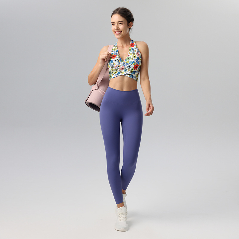 Cross-strap sexy all-in-one yoga fitness back bra