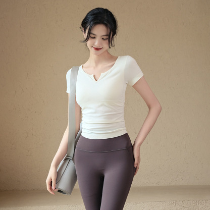 Padded short sleeve t-shirt