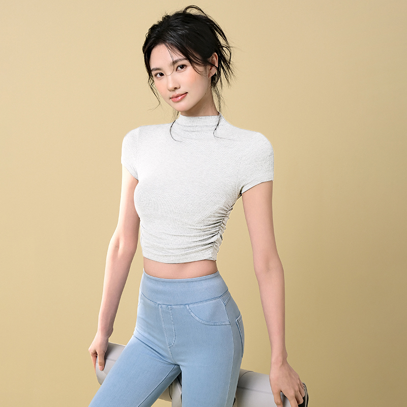 Tight sexy short sleeves