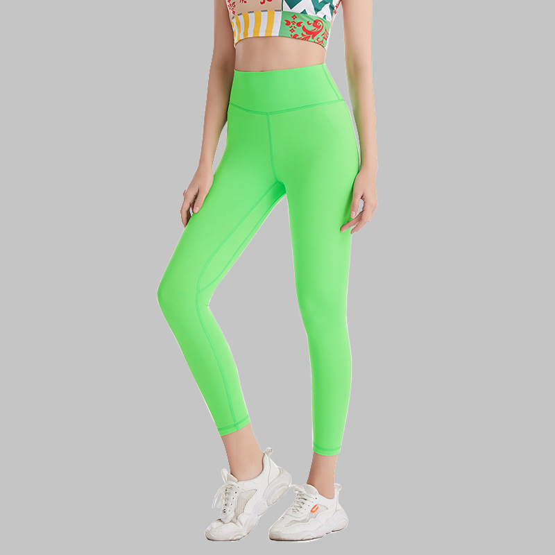 High-waisted hip-lifting leggings