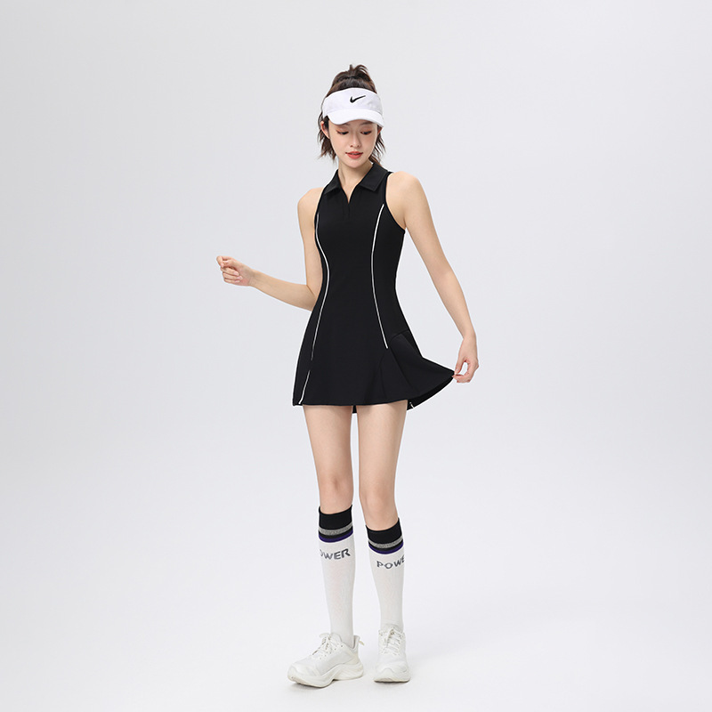 New Simple Slim Sleeveless Golf Tennis Dress