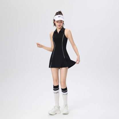 New Simple Slim Sleeveless Golf Tennis Dress