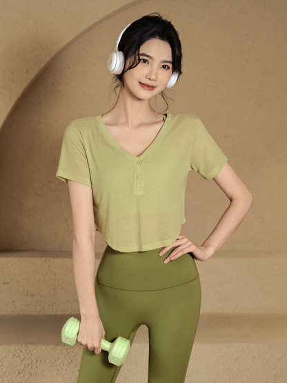 Loose quick-drying short sleeves