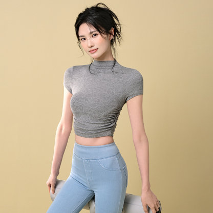 Tight sexy short sleeves