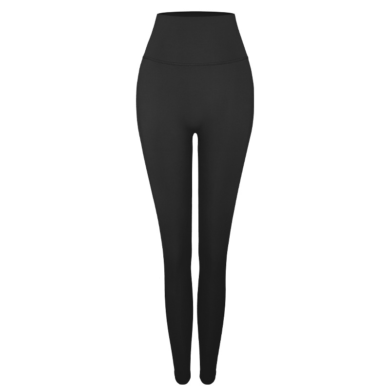 High-waisted peach buttocks nude trousers