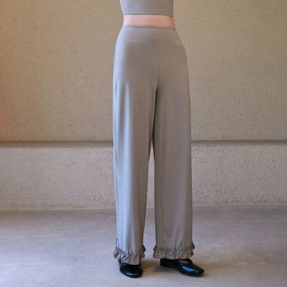 High-waisted loose casual running sports trousers