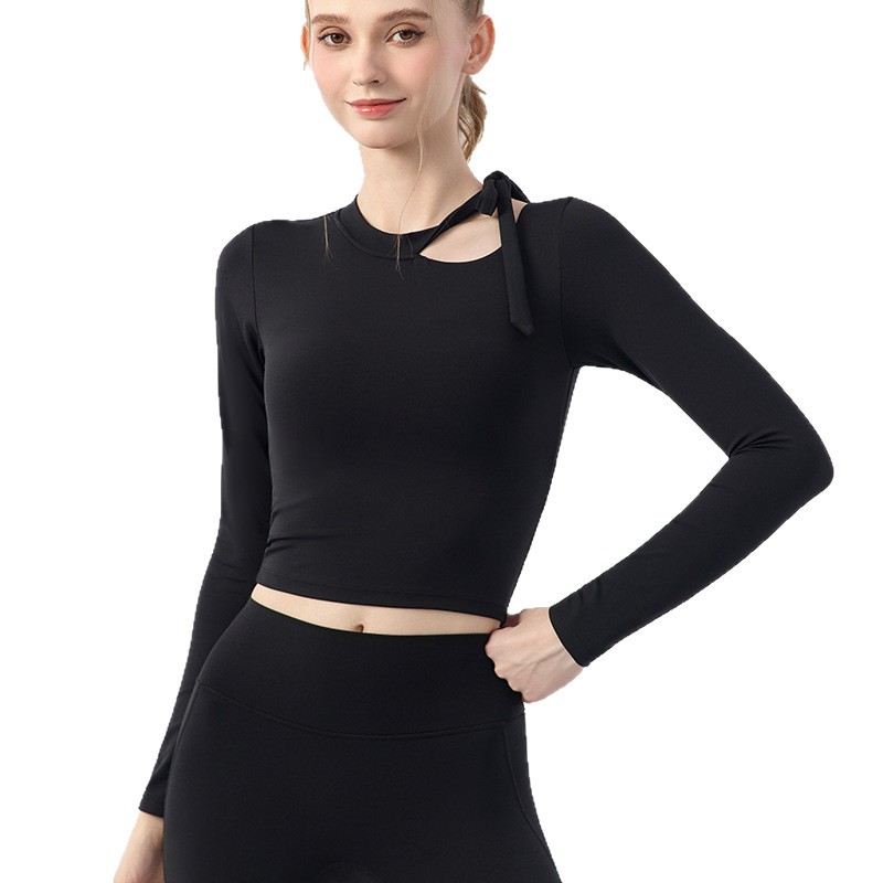 High-end versatile dance Pilates training fitness T-shirt top