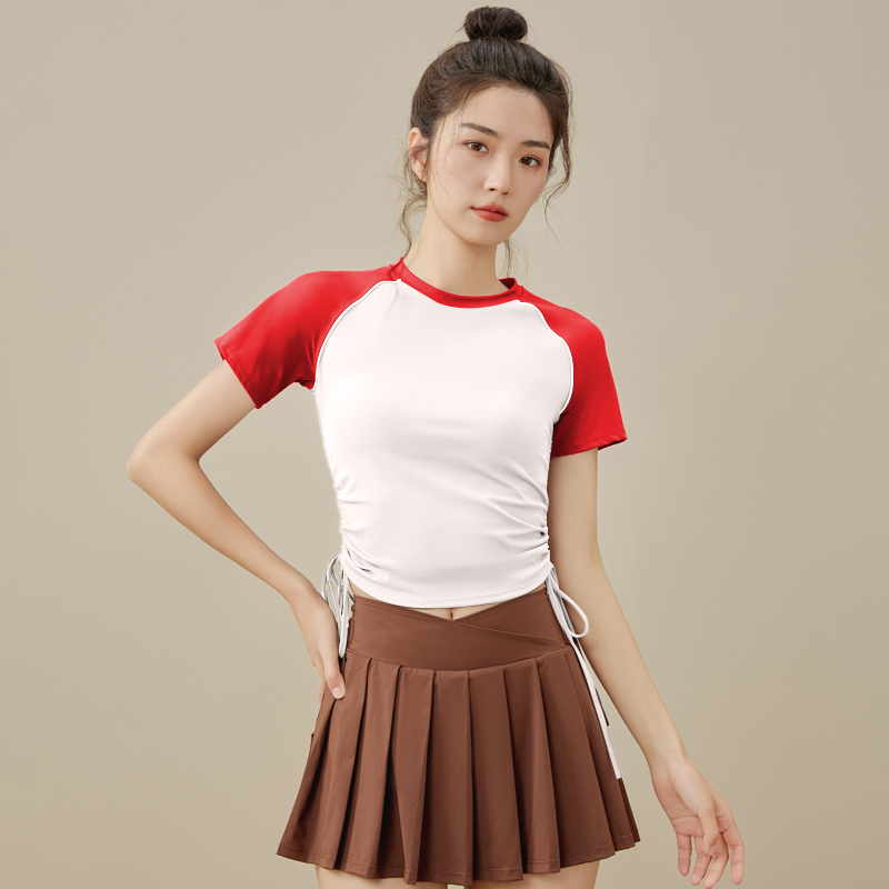 Waist slimming short sleeves