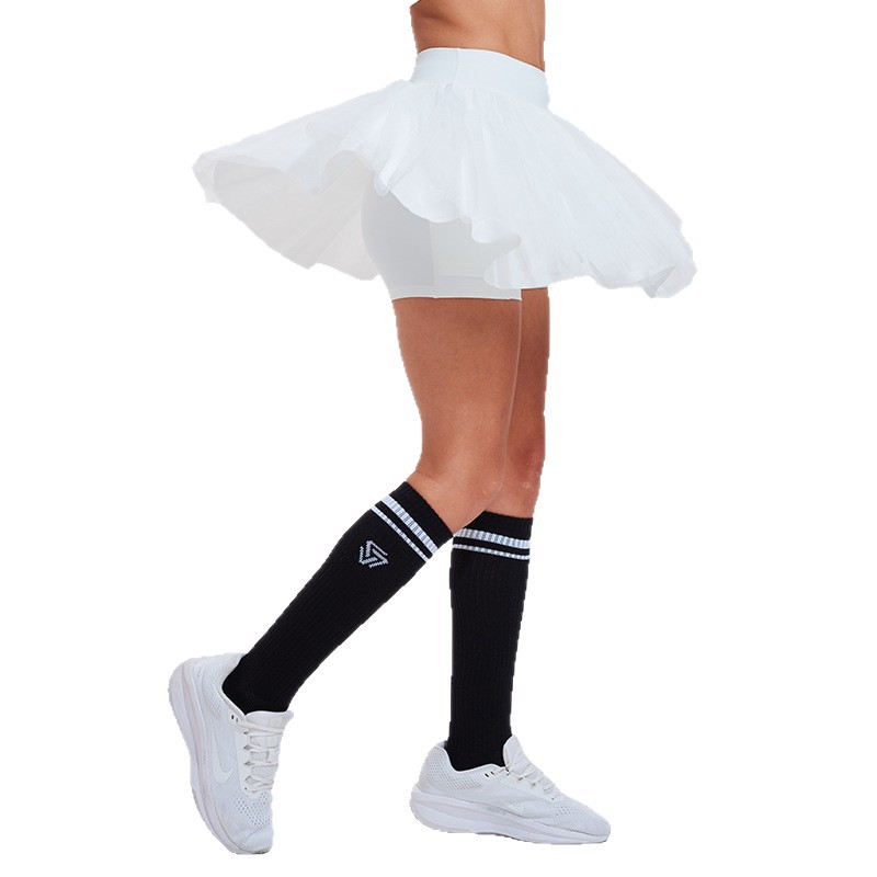 Anti-light light and light breathable mesh badminton puffy skirt