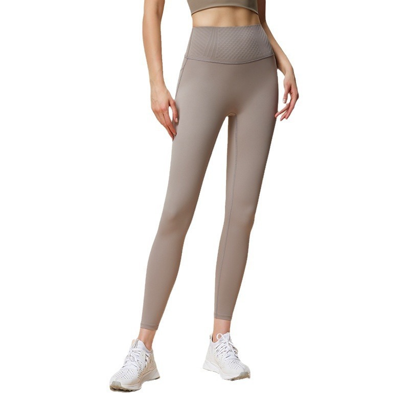 Tummy tuck and hip lift, peach pants with pockets, sun protection