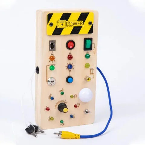 Wooden Busy Board Switch Control