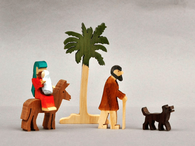 The Christmas Story Unique Nativity Set Wooden Nativity Scene