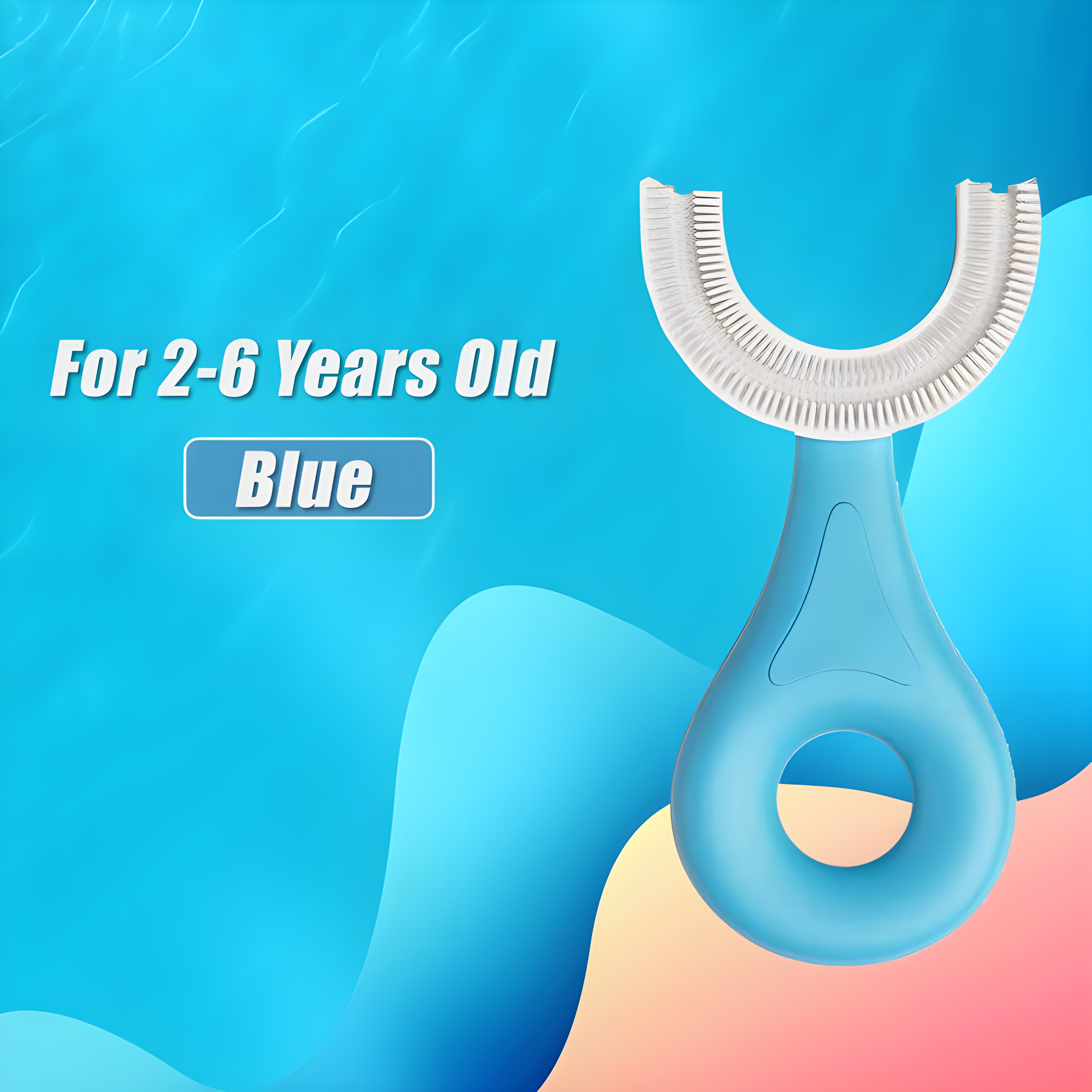 360° All Rounded Children U-Shape Toothbrush