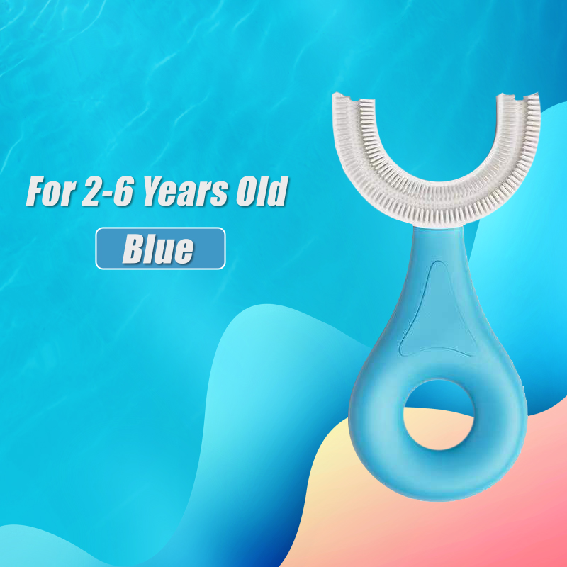 360° All Rounded Children U-Shape Toothbrush (Get Second One for Free Today🎁)