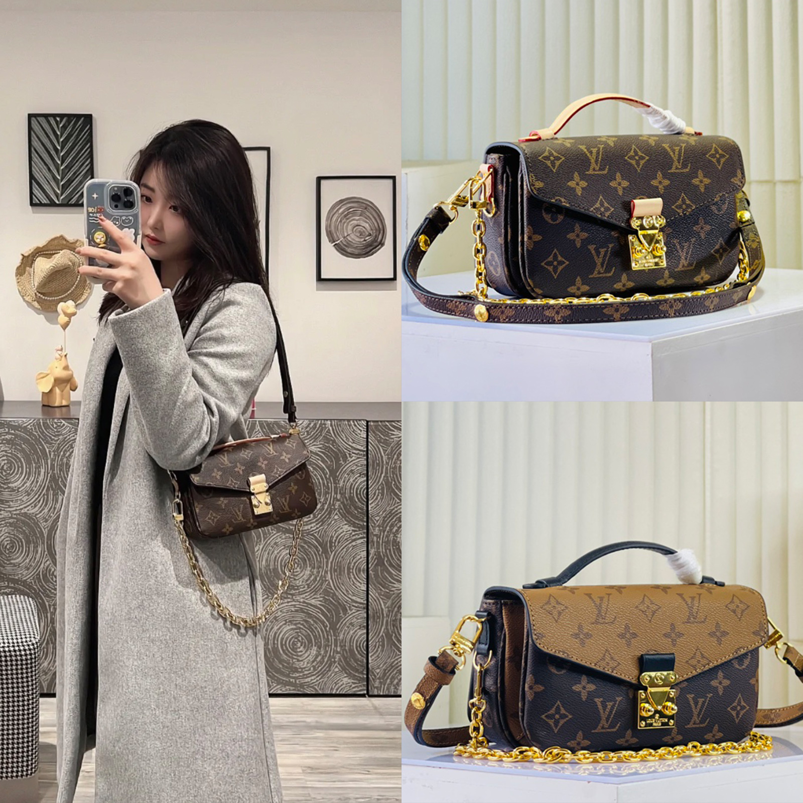 【LOUIS VUITTON】TOTE 18×17×8cm