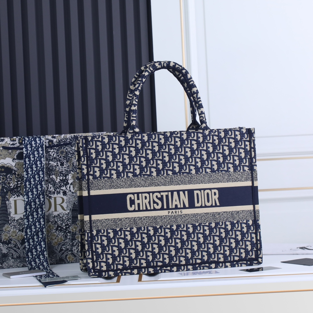 【DIOR】BOOK TOTE  -26.5x21x14CM -36x20x15cm-4色