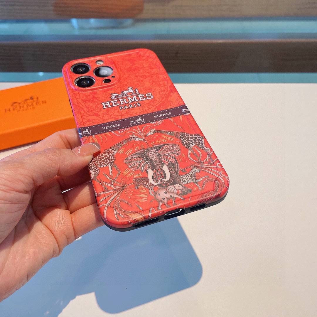 【スマホケース】Hermer 携帯カバー   -2色