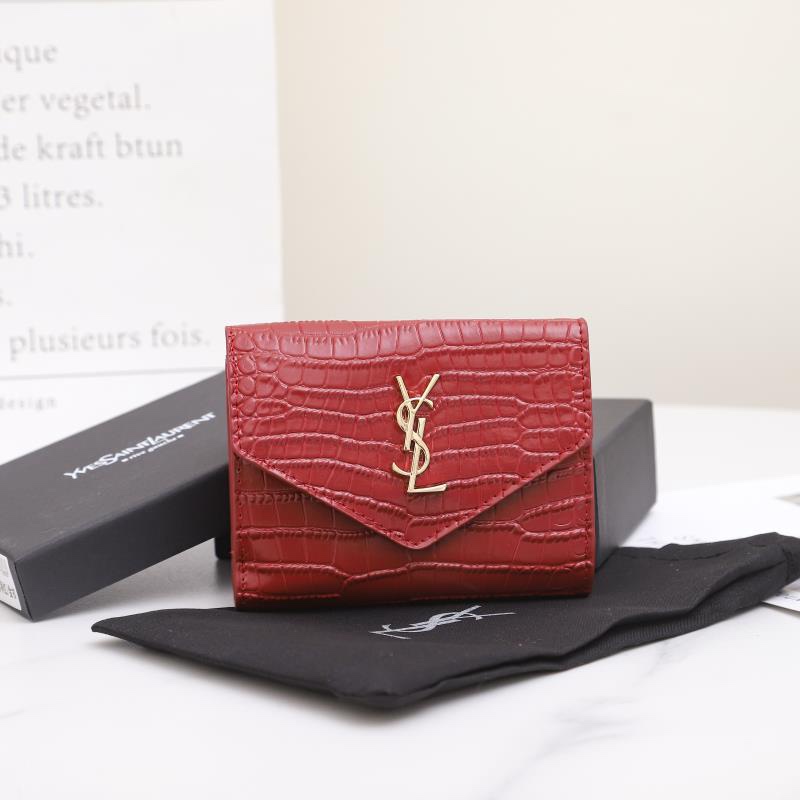 【Yves Saint laurent】ミディアム ウォレット 12·5*10*2.5cm -3色