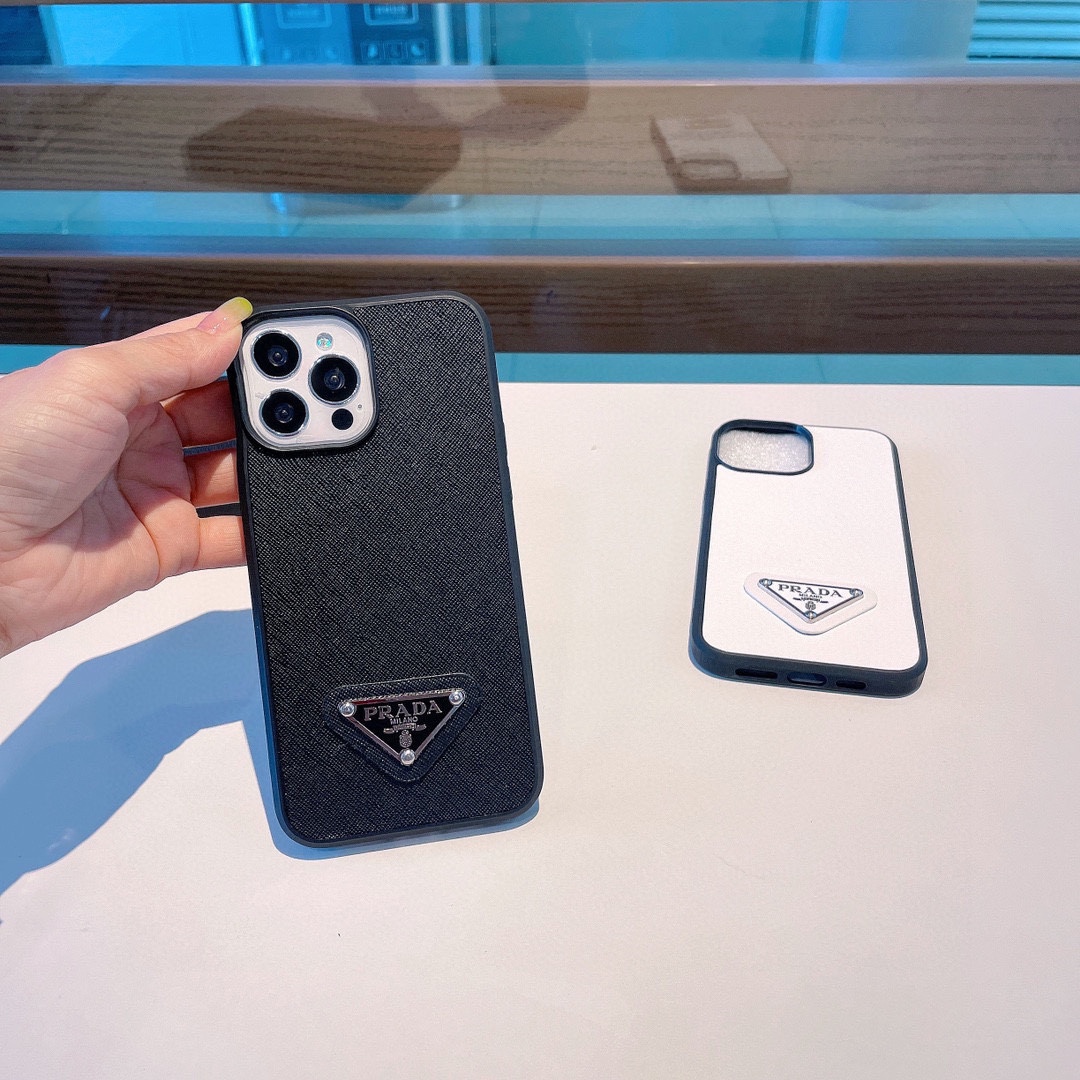 [Copy]【スマホケース】 PRADA  携帯カバー   -2色