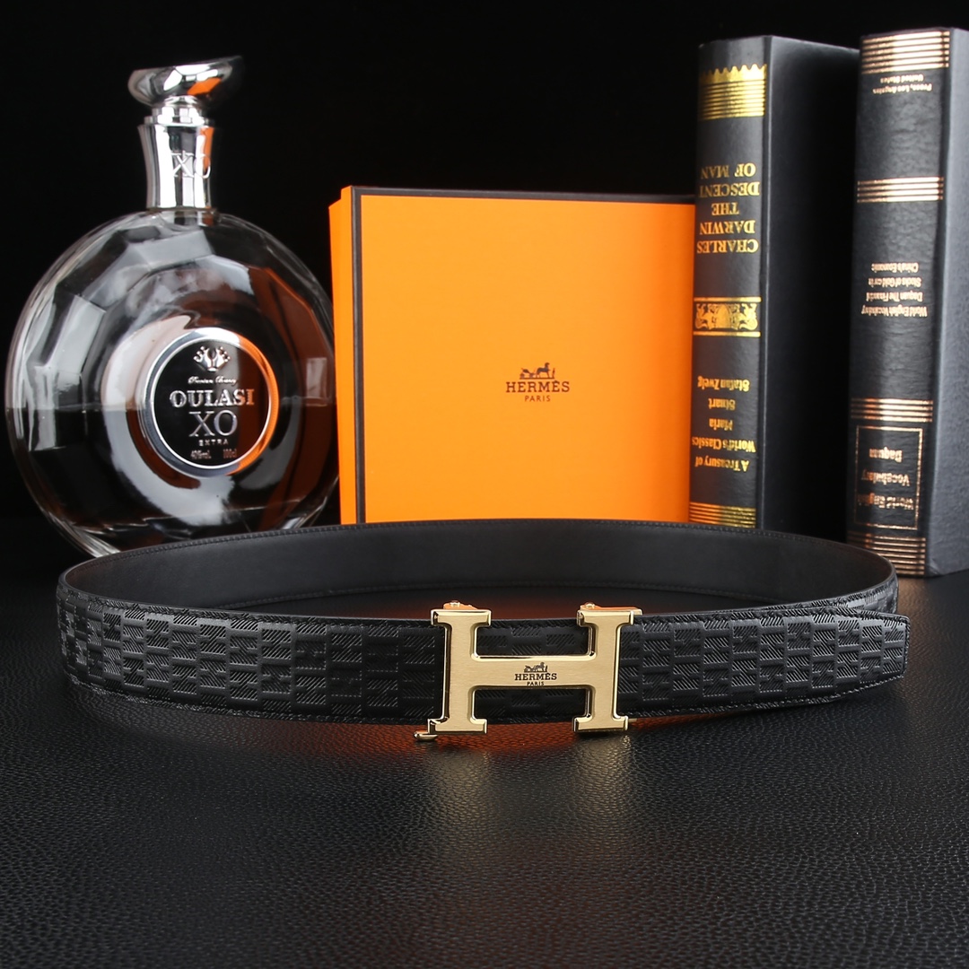 【Hermès】  幅：3.5CM 長：105-125CM  -2色