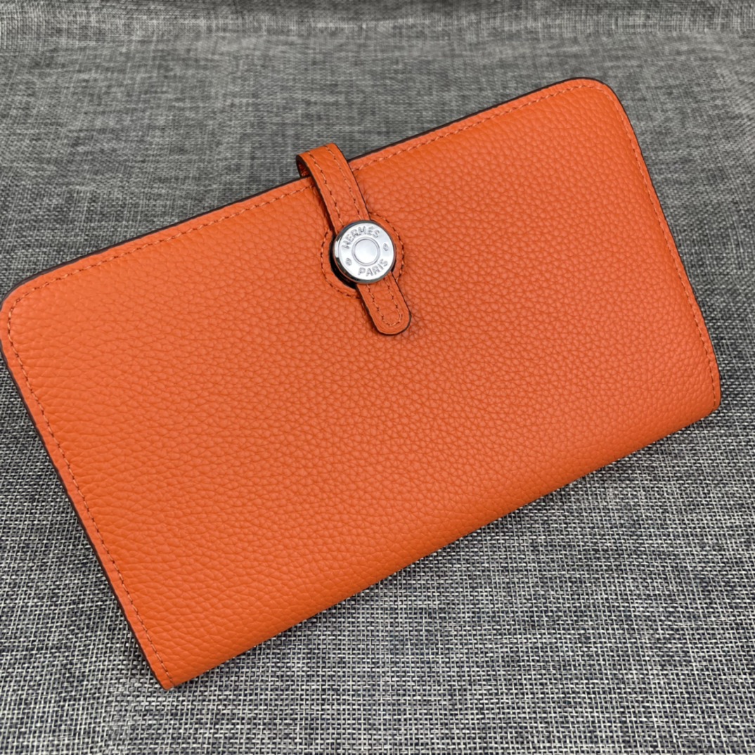 【Hermes 】二つ折り財布  20.1cm*12.5cm -6色