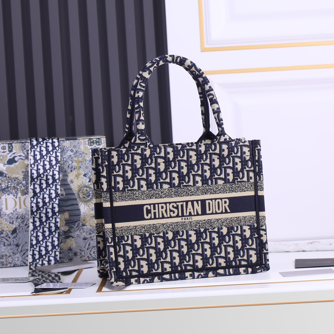 【DIOR】BOOK TOTE  -26.5x21x14CM -36x20x15cm-4色