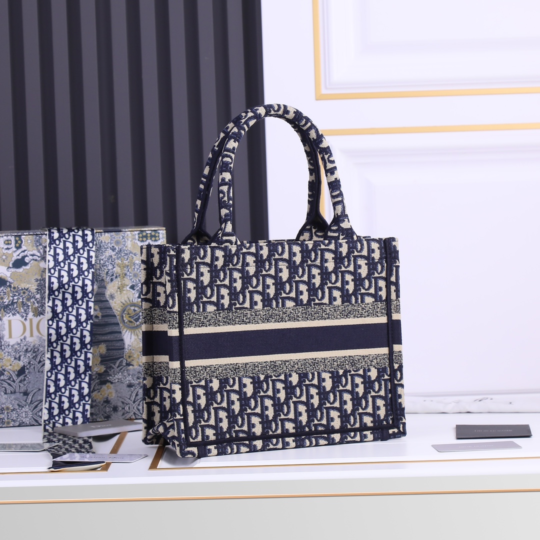 【DIOR】BOOK TOTE  -26.5x21x14CM -36x20x15cm-4色