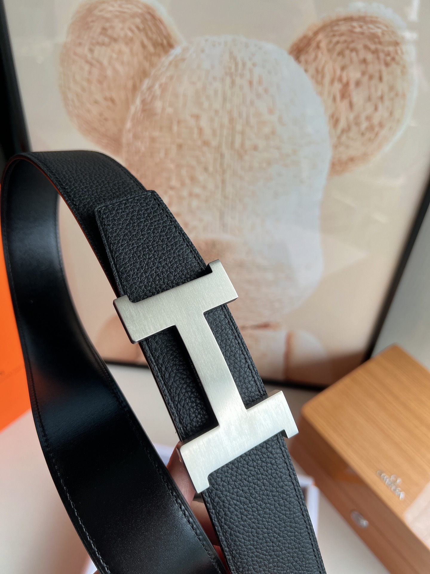 【Hermès】 メンズ  幅：3.8CM 長：105-125CM  -3色