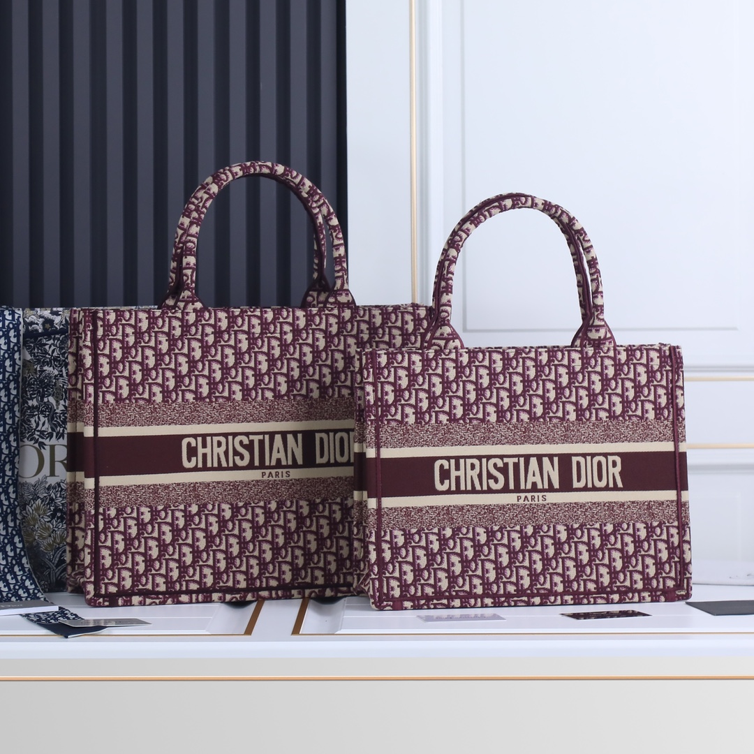 【DIOR】BOOK TOTE  -26.5x21x14CM -36x20x15cm-4色