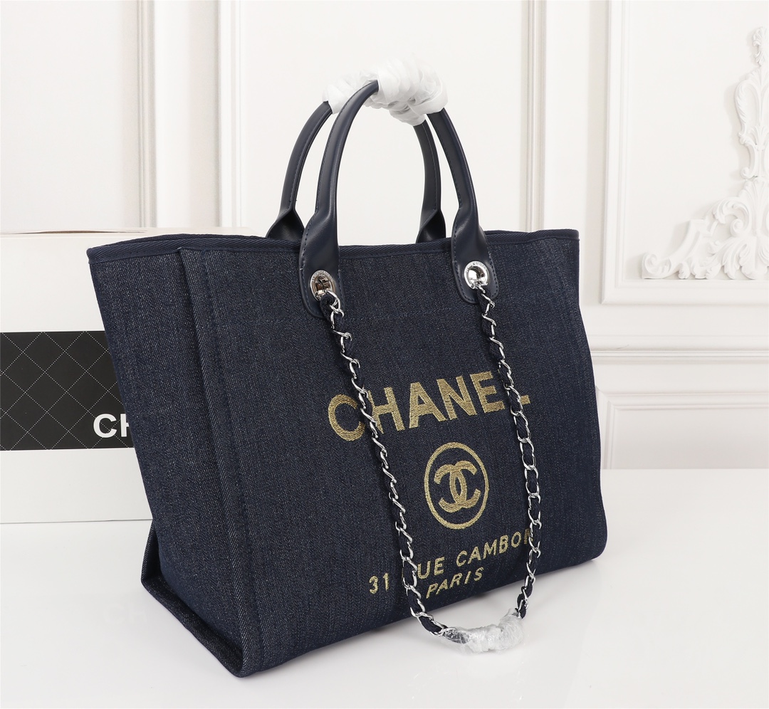 【シャネル】TOTE 38x30x12cm -12色