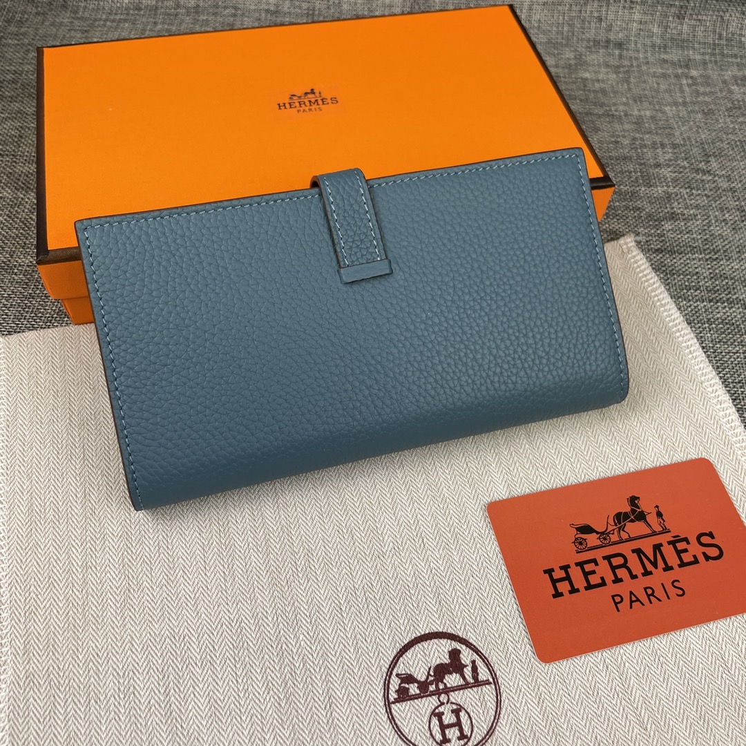 【Hermes 】二つ折り財布  9X17.5 CM -6色