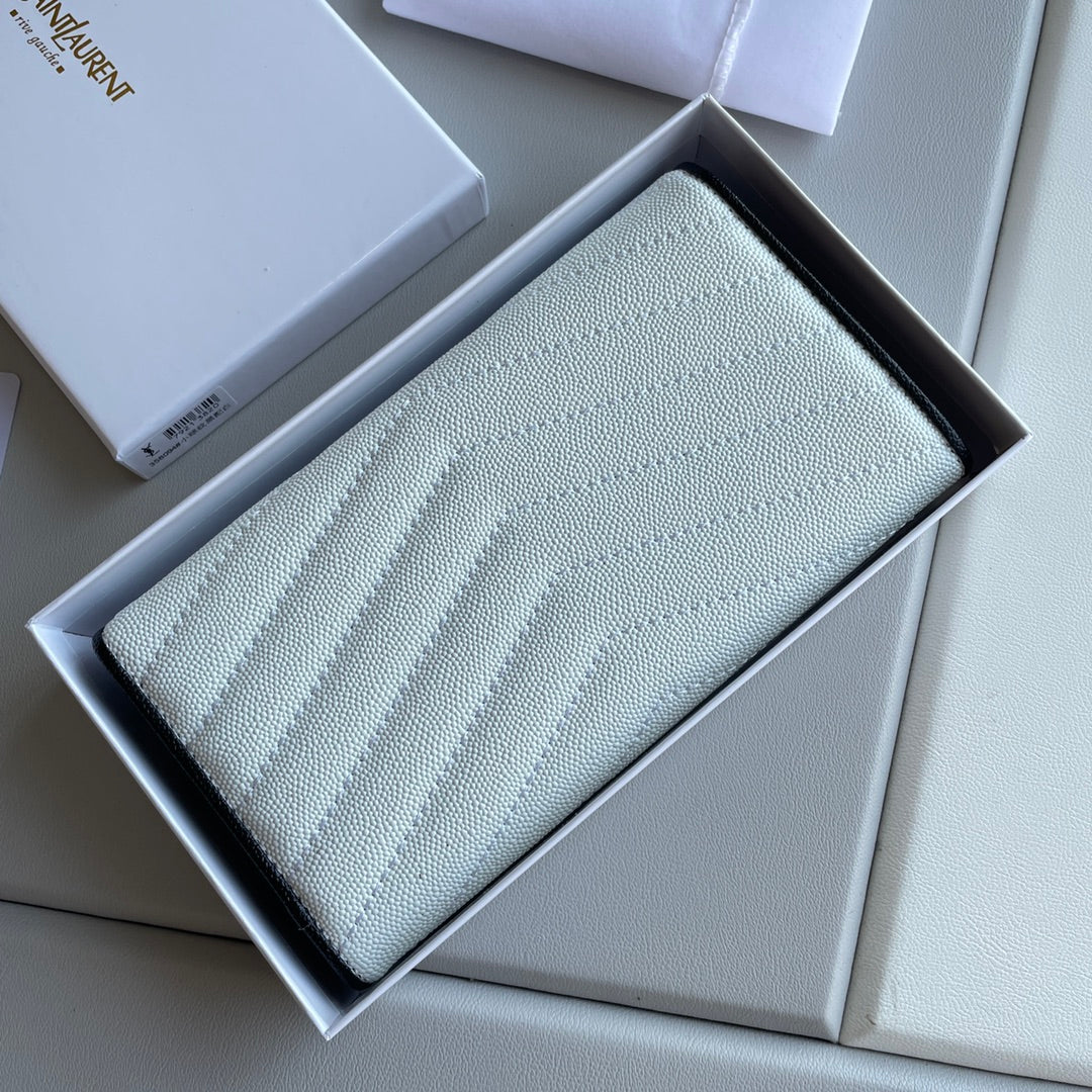 【SAINT LAURENT】 番号:372264  サイズ: 19x9x2cm 【ホワイト】