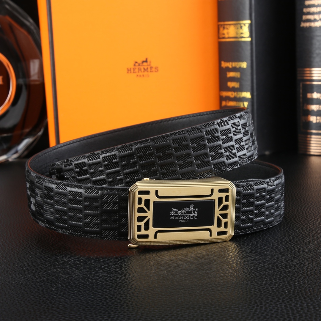 【Hermès】  幅：3.5CM 長：105-125CM  -2色