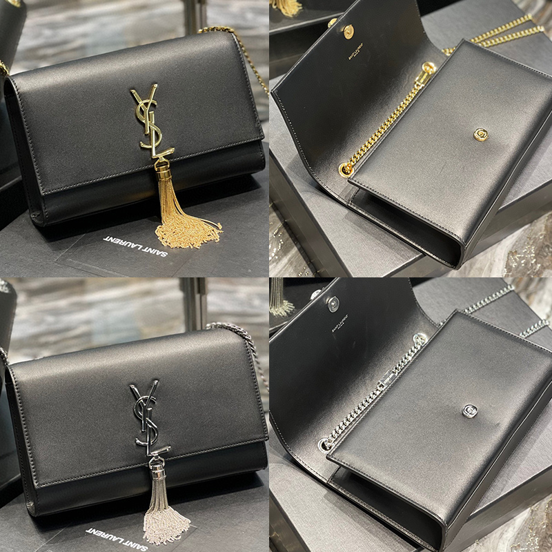 【SAINT LAURENT】  サイズ: 24x14.5x5cm -2色