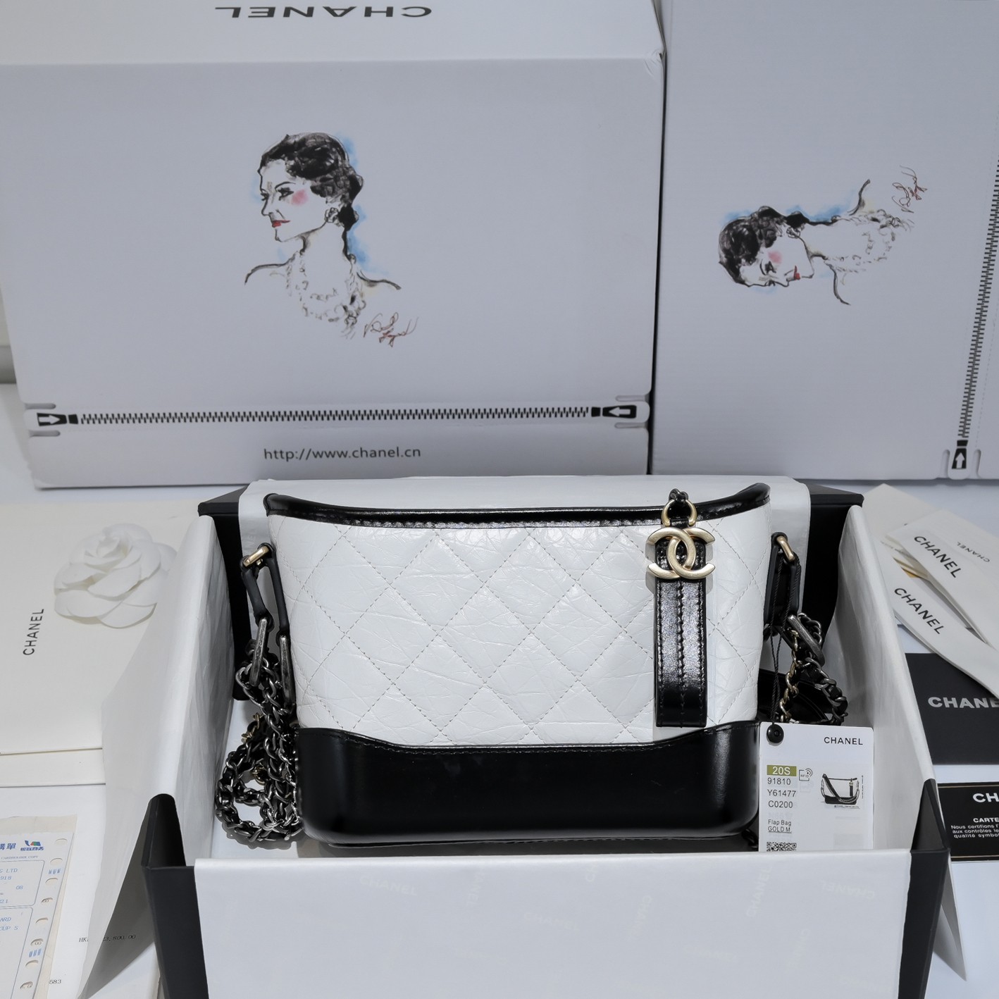 CHANEL ガブリエル ドゥ シャネル スモール ホーボー バッグ -4色