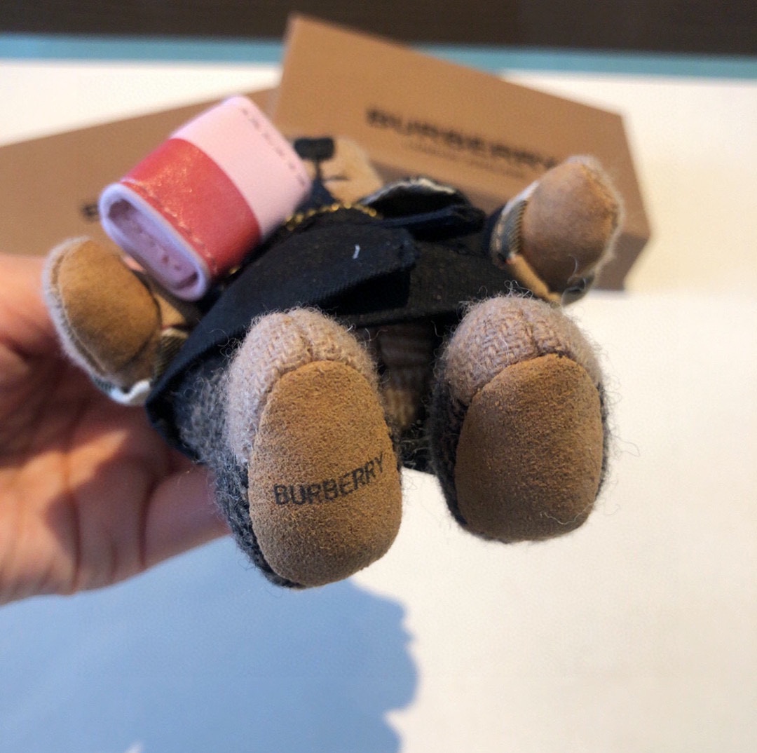 【Burberry】 キーホルダー  可爱い熊チャン 高さ12.5cm -2色