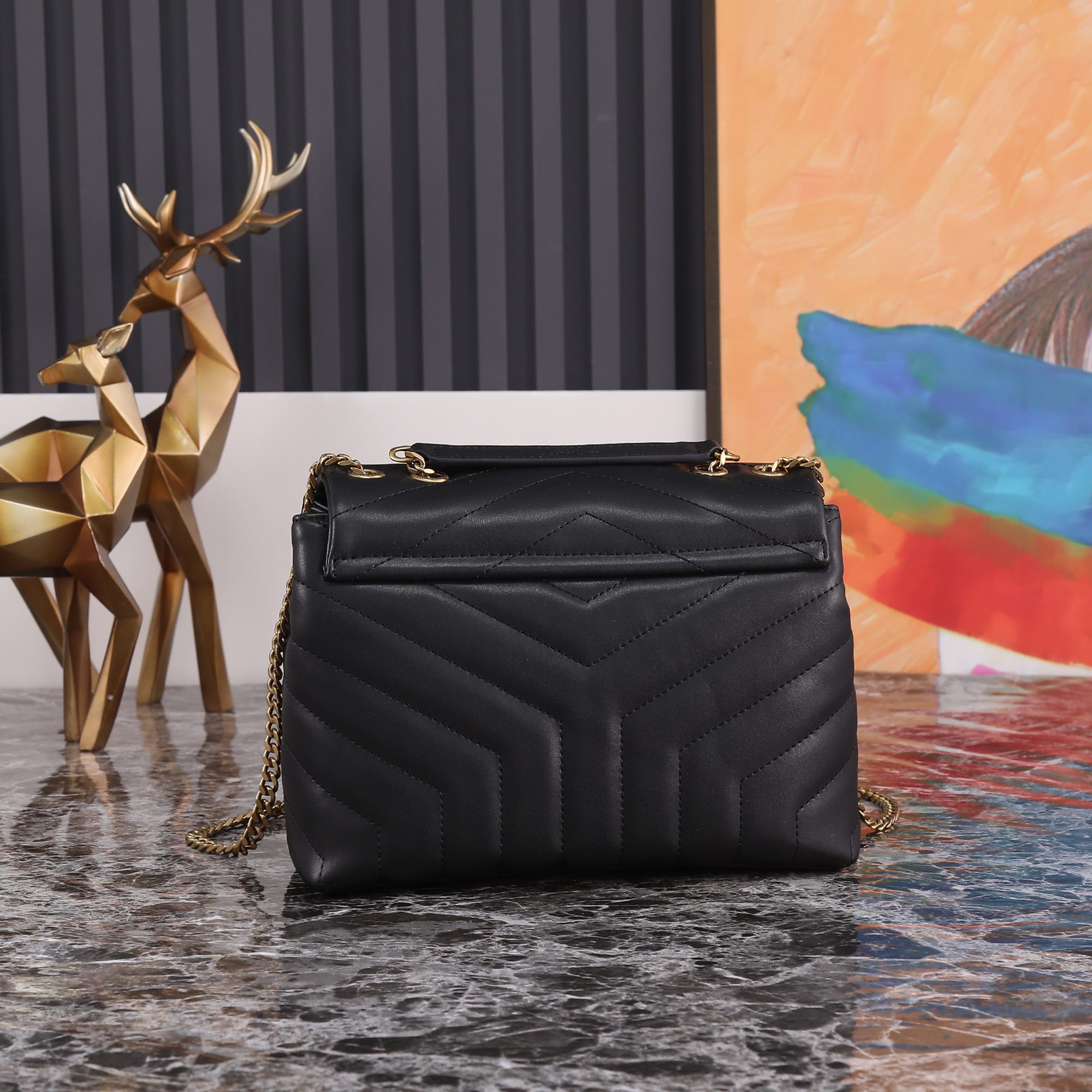 【SAINT LAURENT】  サイズ: 24x15x5cm