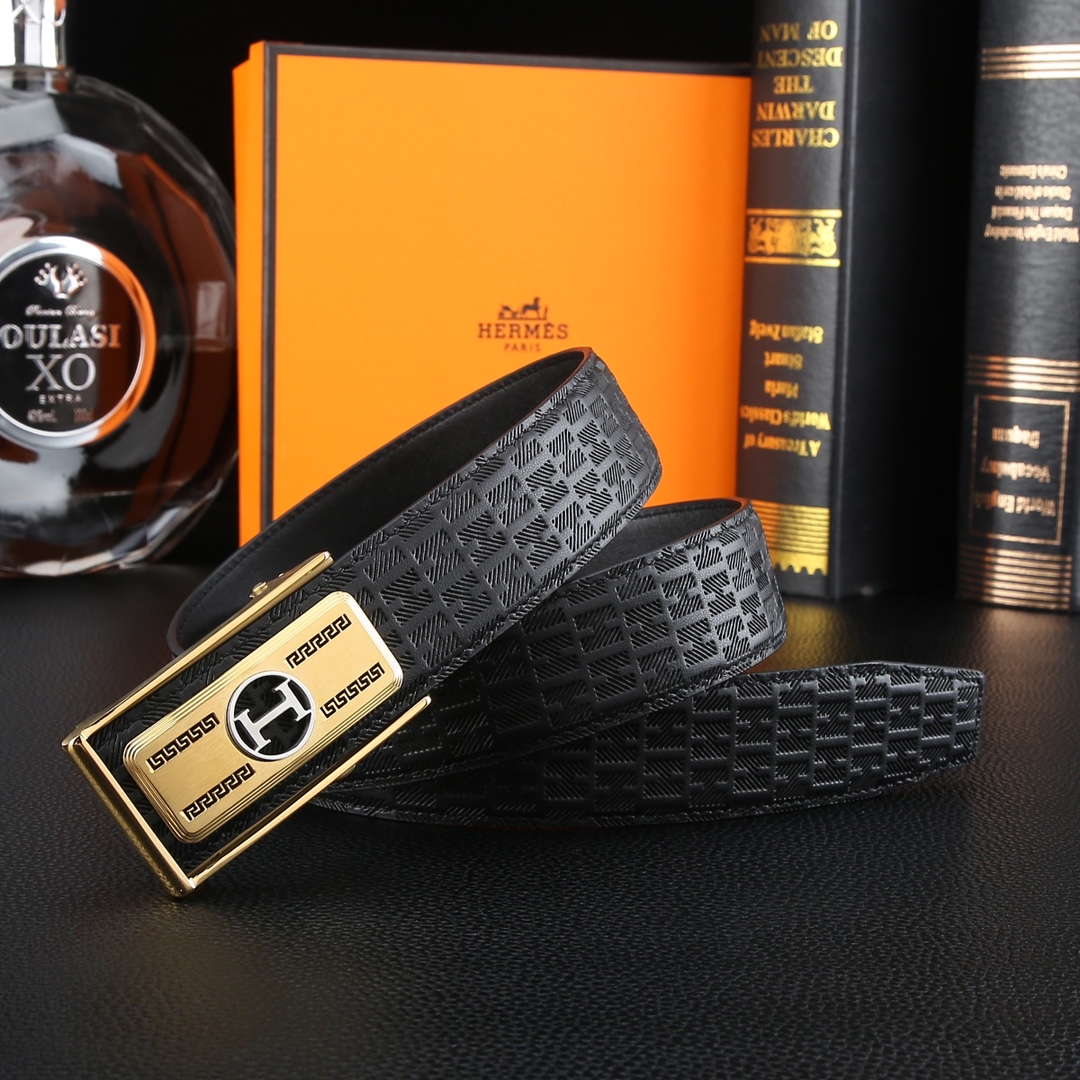 【Hermès】  幅：3.5CM 長：105-125CM  -2色