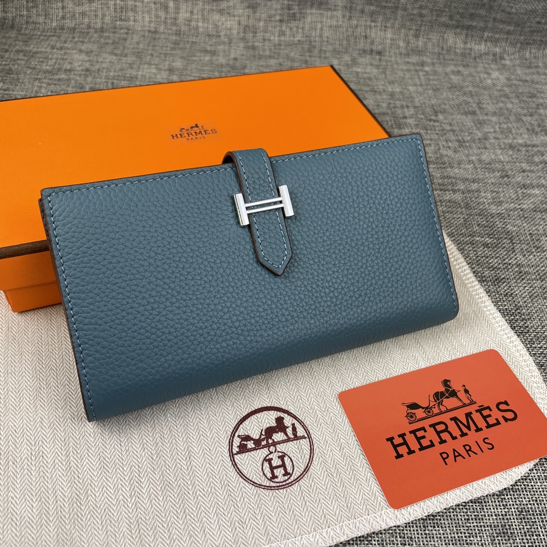 【Hermes 】二つ折り財布  9X17.5 CM -6色