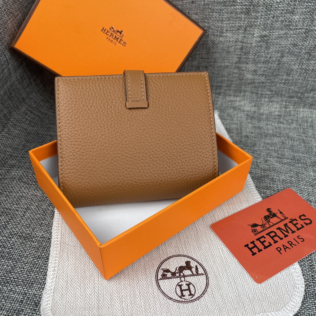 【Hermes 】二つ折り財布  10*12CM  -6色