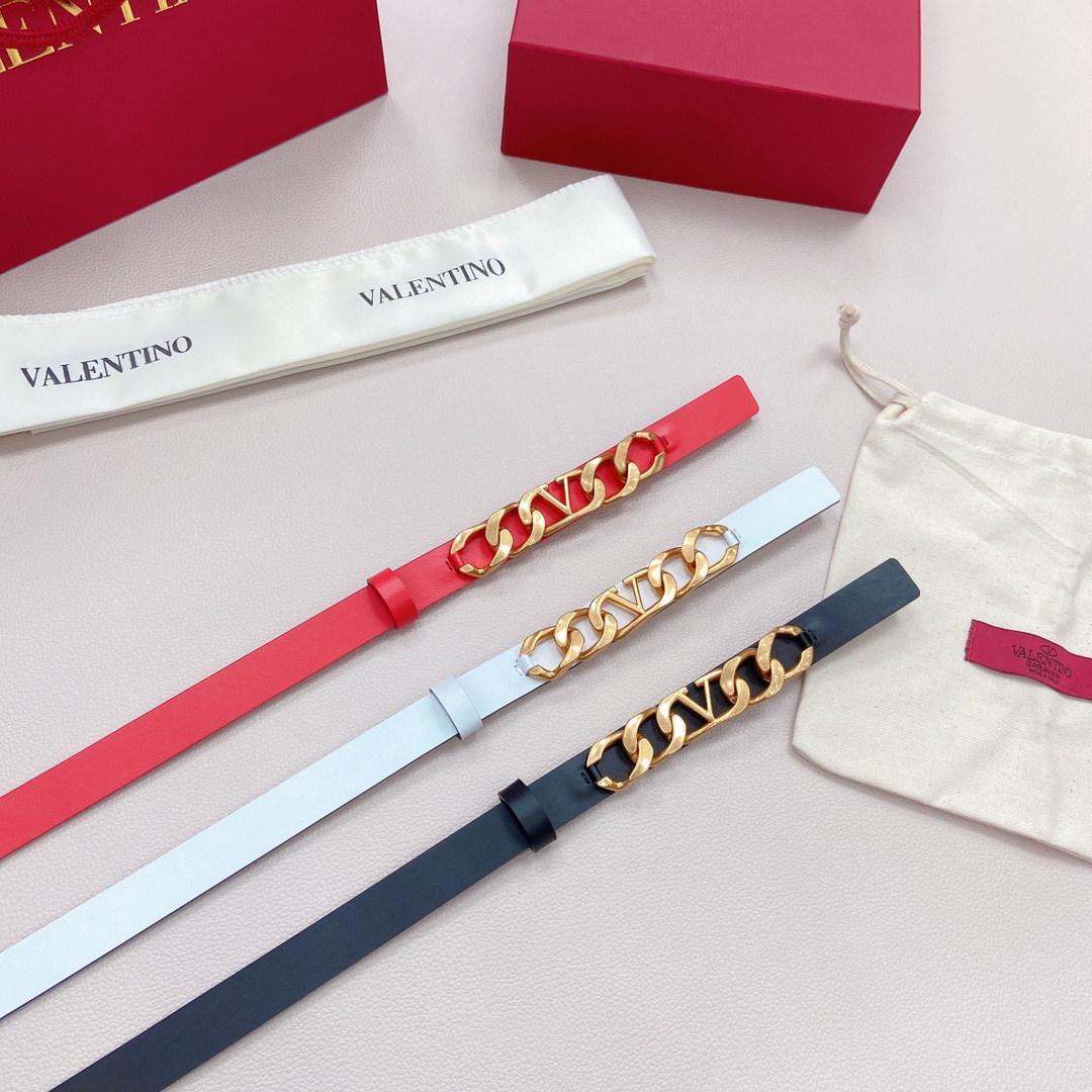 【Valentino】 レディース  幅：2.0CM 3.0CM  長：95-115CM  -3色