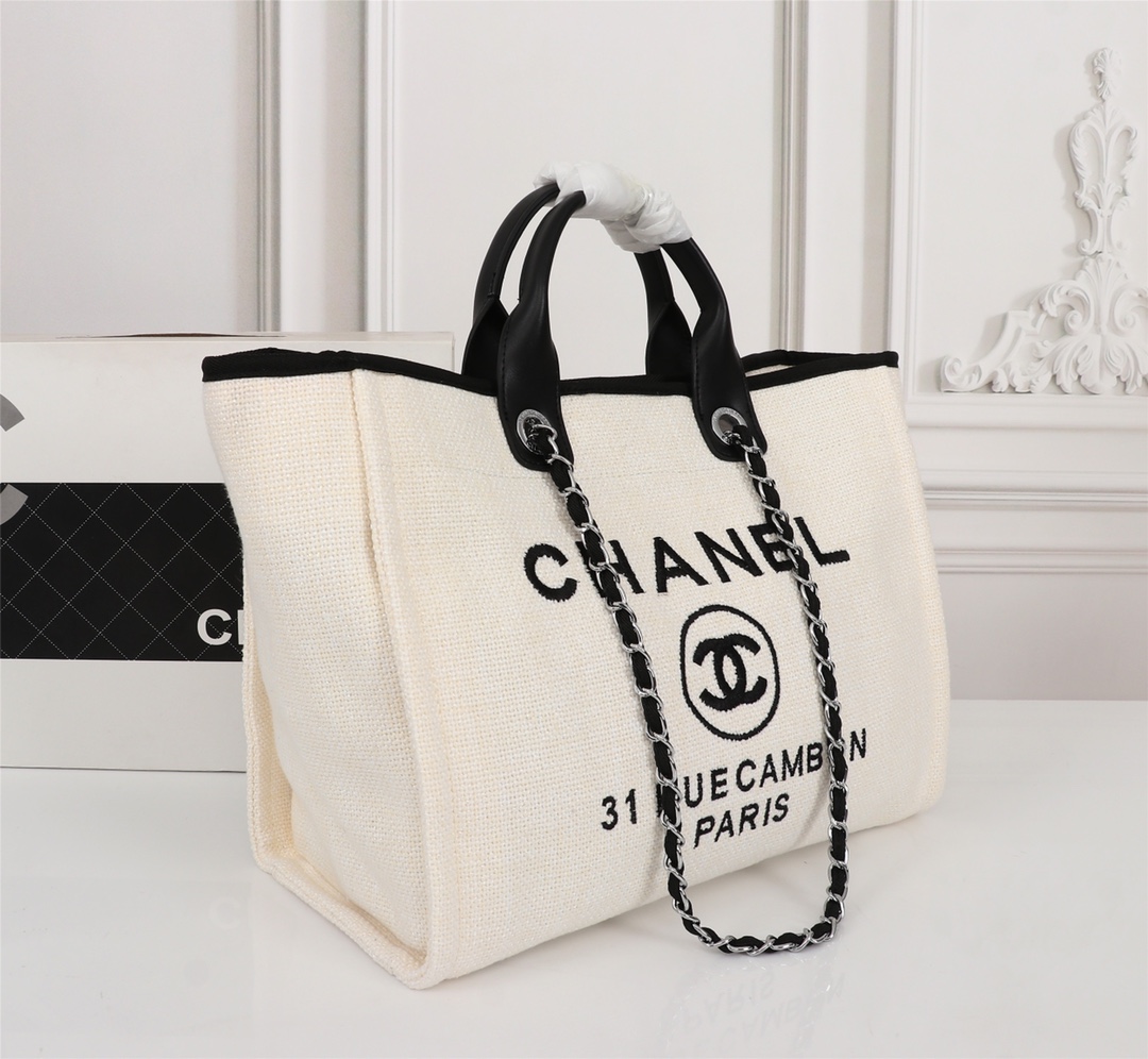 【シャネル】TOTE 38x30x12cm -12色