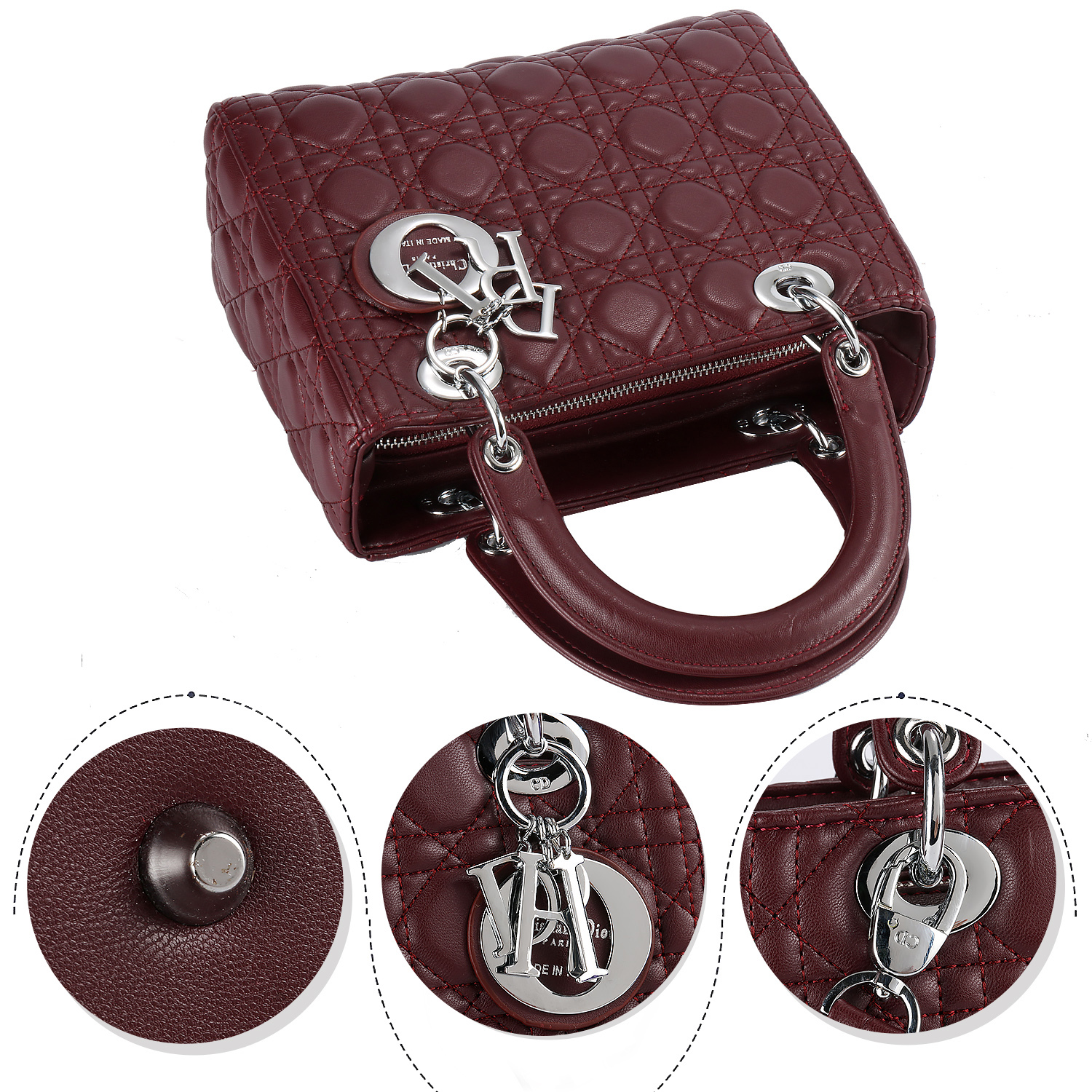 【Dior】 ディオール「LADYDIOR」ミディアムバッグ -8色