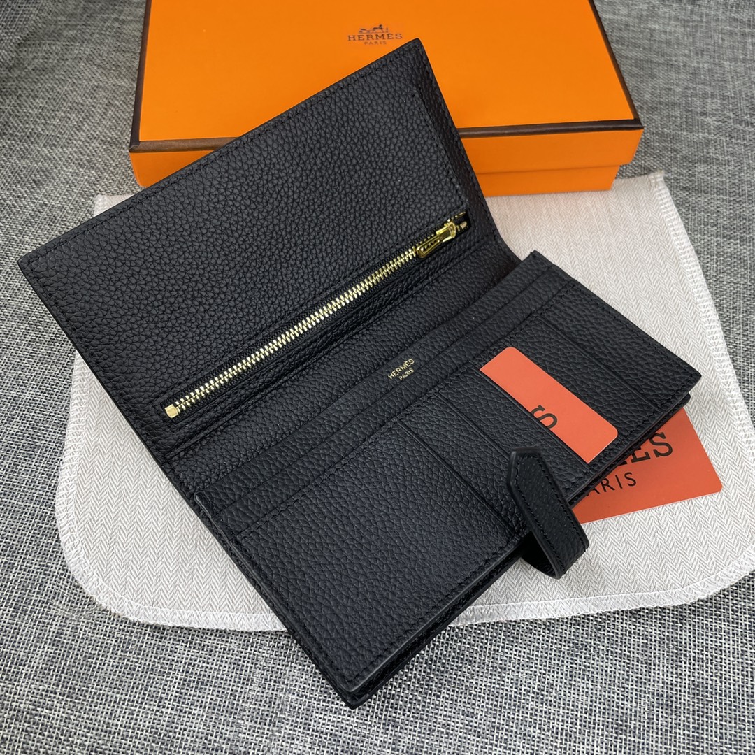 【Hermes 】二つ折り財布  9X17.5 CM -6色