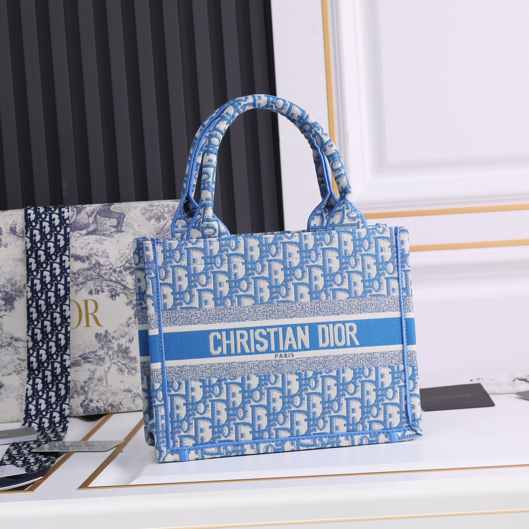 【DIOR】BOOK TOTE  -26.5x21x14CM -36x20x15cm-4色