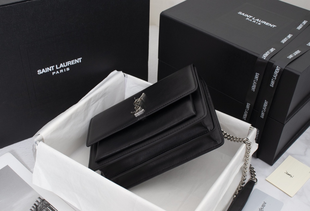 【SAINT LAURENT】sunset   サイズ: 22x16x9cm -2色